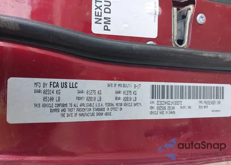 2018 Dodge Charger Sxt Plus Rwd z USA, uszkodzony, nr VIN 2C3CDXHG2JH169272